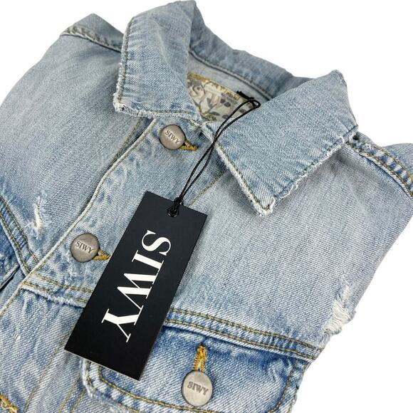 New Women’s Siwy Evy Oversized Jacket In Thelma And Louise Size S - Picture 4 of 12